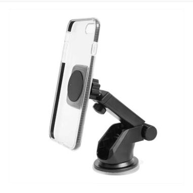 Soporte Unno Tekno Magnético Para Celular Con Brazo Extensible Succión Gel-Pad Multiángulo Para Auto - 3/4