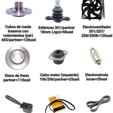 Piezas de Peugeot y Lada nuevas. Contacto +5353885834 - Img 123063384