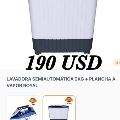 Lavadoras SEMIAUTOMÁTICAS - Img 119456626