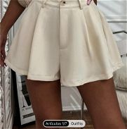 Pantalón corto blanco mujer muchacha chica talla SM - Img 45956063