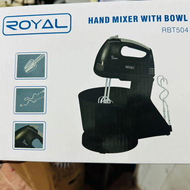 Batidora de mano merenguera mezcladora ROYAL con bowl – Modelo RBT504 🔻 - 2/2
