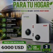 Inversor Nexstar 6kw + batería Must 5kw - Img 56500767
