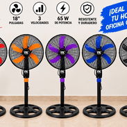 Ventiladores de pedestal  18 pulgadas  Motor 65 w  110 volt - Img 57808726