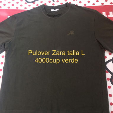 Pulovers. Talla XL, L . Son de marcas zara y otras,  hay azul extra largo talla  XL. Chaqueta  de mujer de color  verde. - Img 110930632