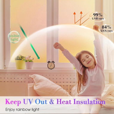 Película de privacidad para ventana, adherencia estática, bloqueo ultravioleta, control de calor, tinte de vent - 8/8