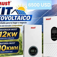 Kit solar Must Inversor 12 KW + Batería 10 KWh - Img 56641364