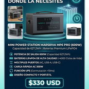 Estación portátil Marsriva MP6Pro 600w con 655wh precio 330 usd - Img 55978506