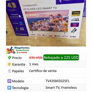 Tenemos TV de buena calidad y buen precio si está interesado escribir o llamar 👉🏾 - 5/6