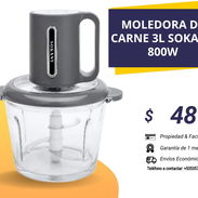 MOLEDORA DE CARNE 3L SOKANY 800W - Img 57271224