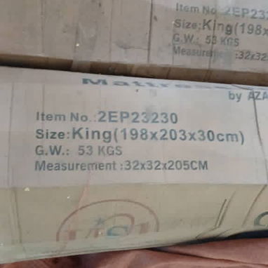 Colchón King 👑 nuevo en su caja 📦 envasado al vacío 100% original y sellado ✨ - 2/2