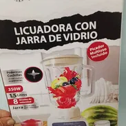 Licuadora con jarra de vidrio y triturador de especias. - Img 57200792