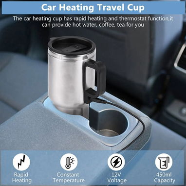 Taza termo en acero inoxidable con calentamiento - Img 116202267