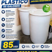 🔥 RECIPIENTE PLÁSTICO DE 55 GALONES Tanque - Img 56741841