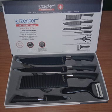 🔪KIT DE CUCHILLOS 🔪 SET DE CUCHILLOS DE COCINA ZEPTEL. MENSAJERÍA CON FACTURA Y GARANTÍA. TLF 54833699 - Img 114123535