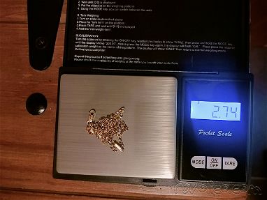 Cadena de oro 10 nueva, doble filo, 2.73 gramos - Img 67367480