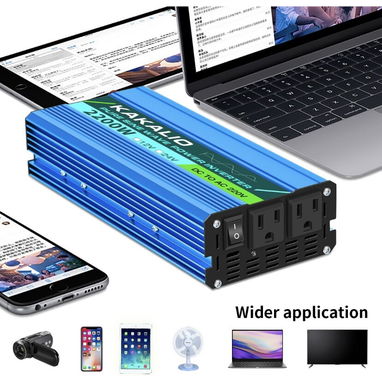 Convertidor de corriente, inversor de corriente 1600w y  2200w onda pura. Nuevo - Img 99273542