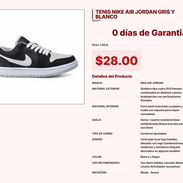 TENIS NIKE AIR JORDAN GRIS Y BLANCO VPT#-0326 - Img 55244271