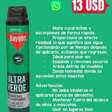 🐾 Sprays Insecticida- HABANA 🦟🪳🪰🪲🐜🦠 📍Ubicados en Marianao, La Habana 🚚 DOMICILIO A TODA LA HABANA ✅ ✨ 🛵 Ofrece - Img 122142070