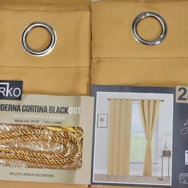 Juego de Cortinas Originales Blackout (Tapasol) - 2/2