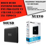 Externo Solido PNY Pro Elite V2 1TB USB 3.2 Gen 2x1 Tipo-CA "Nuevo Sellado" - Img 48875716