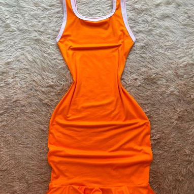 Vestidos cortos de vuelo combinados - 6/6