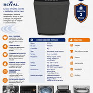 Lavadora automática Royal 9 kg - Img 56566880