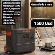 Jackery Explorer 2000 Plus 3000W/2042 Wh, Garantia de 1 mes, Entrega por costo adicional - Img 56847120