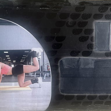 Juego de mancuernas de 20Kg, bandas para piernas de 2kg, estera de yoga - 3/3
