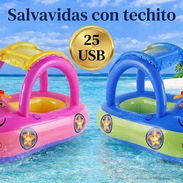 Salvavidas con techito y piscina de bebé. - Img 55758903