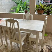 Juegos de mesa de madera y metal con sus sillas!!! Entra y mira! - Img 45602597