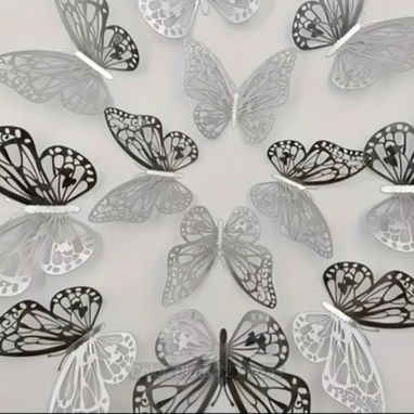 Mariposas de papel y metalizadas para decoración de dulces en repostería. Tipos y precios en la descripción del anuncio - 3/8
