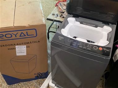 Lavadora automática Royal 9 kg en 500 usd agua fría y caliente. - Img main-image-45767864