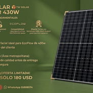 180 usd!!!Panel solar mono facial ideal para Eko Flow de 430w, marca TW Solar - Img 55918077