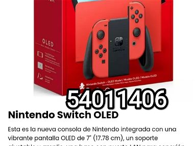 !!!Nintendo Switch OLED Esta es la nueva consola de Nintendo integrada con una vibrante pantalla OLED de 7" (17.78 cm)!! - Img main-image