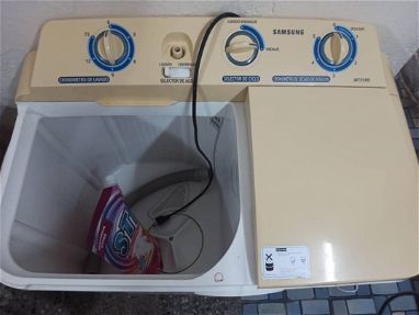 Se vende lavadora semiautomática con transporte incluido 80 USD - Img 65327634