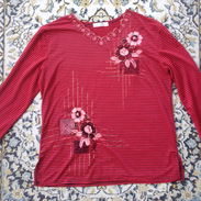 Blusa Roja De formas Curvas MM (Talla M) (Reciclada) - Img 53411449