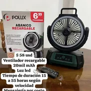 Ventilador recargable 20mil mAh - Img 56622700