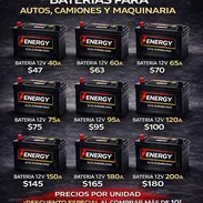 Baterías para autos y camiones de 40, 60, 65, 75, 95, 120, 150, 180 y 200 Ah - Img 54636645