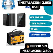 KIT SOLARES A LA VENTA CON SUS PANELES SOLARES - Img 57706322
