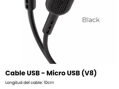Cable USB - Micro USB (V8) nuevo - Img main-image-45832415