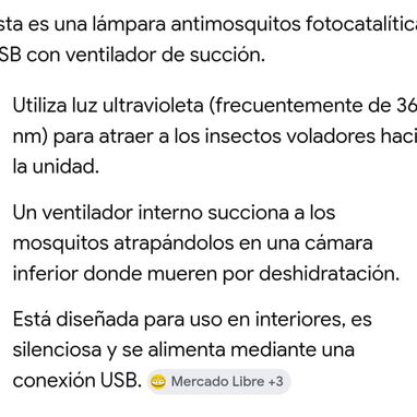 LÁMPARAS DE CORRIENTE ANTIMOSQUITOS - 5/5