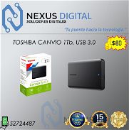 Disco Externo TOSHIBA CANVIO BASICS de 1Tb USB 3.0 NUEVO en caja - Img 45911207