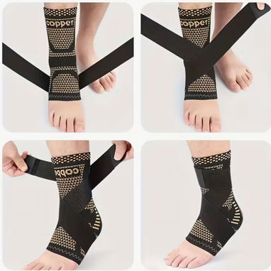 🔊 ‼️ TOBILLERA UNISEX DE COMPRESIÓN AJUSTABLE. SOPORTE PARA EL TOBILLO. - 4/4