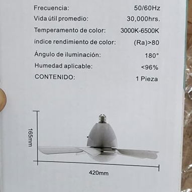 Ventilador lampara de techo 💯💥 - Img 117021660