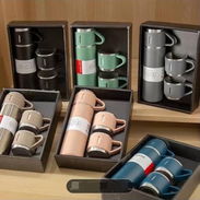 Set de termo con 3 tazas para bebidas frías y calientes - Img 58262042