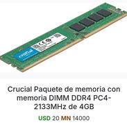 Ram 4gb PC 20 dólares - Img 57275160
