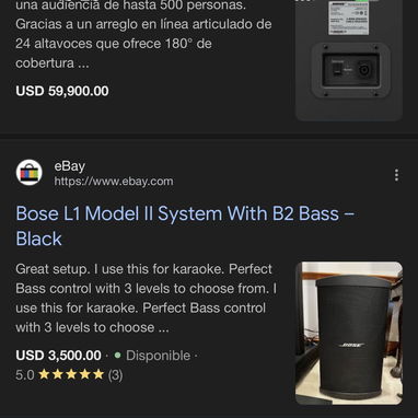 Sudwofer Bose profesional Doble 10 pulgadas - Img 109904050