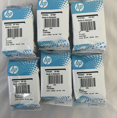 Cartuchos hp 662,664, 122,667 nuevos en caja originales sellados/Tintas yoyo, inktec,moorin.futur color - Img 68948354
