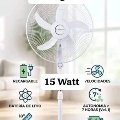 Lavadora automática y semiautomática, Smart TV 85", Ventiladores recargables, Calentador eléct.de agua, Bocina portátil - 6/8