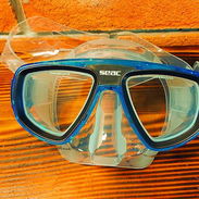 ----Careta, Máscara de buceo Seac Extreme con lentes de cristal templado y snorkel - Img 56265206